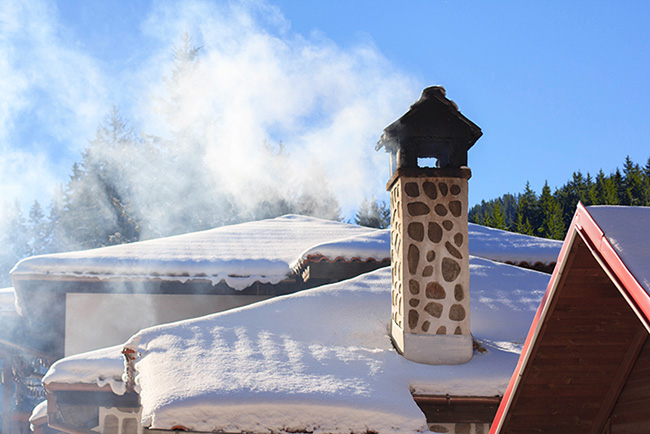 Winter chimney care.