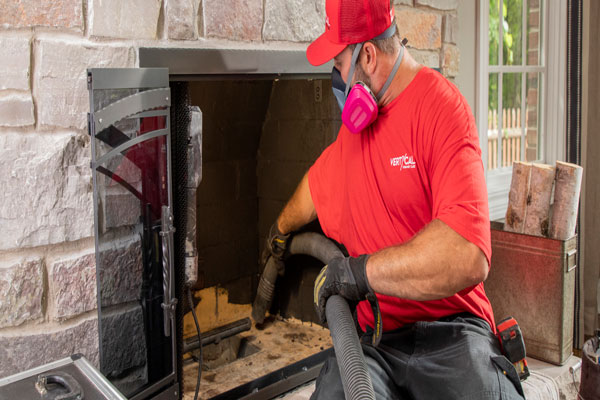 vacuuming ash from your fireplace