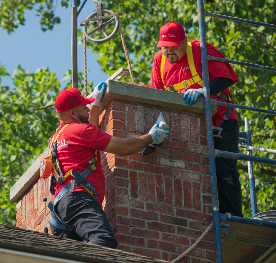 Vertical Chimney Care Employees