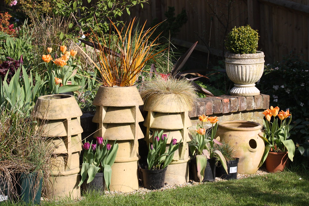 chimney pot planter