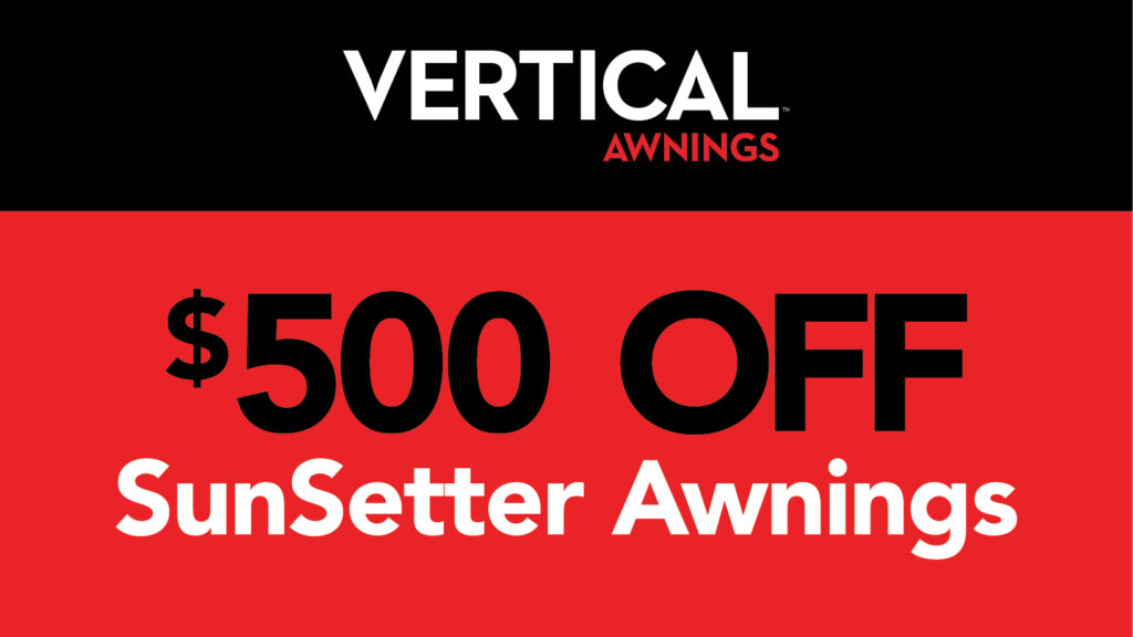 $500 Off SunSetter Awnings | Vertical Chimney Care